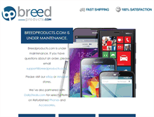 Tablet Screenshot of breedproducts.com